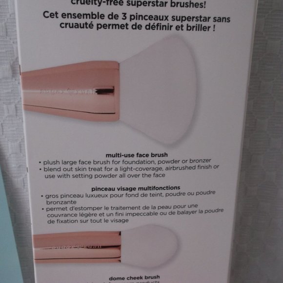 New in Box - Tarte Sugar Rush Star Dusters Makeup Brush Set - Picture 9 of 12